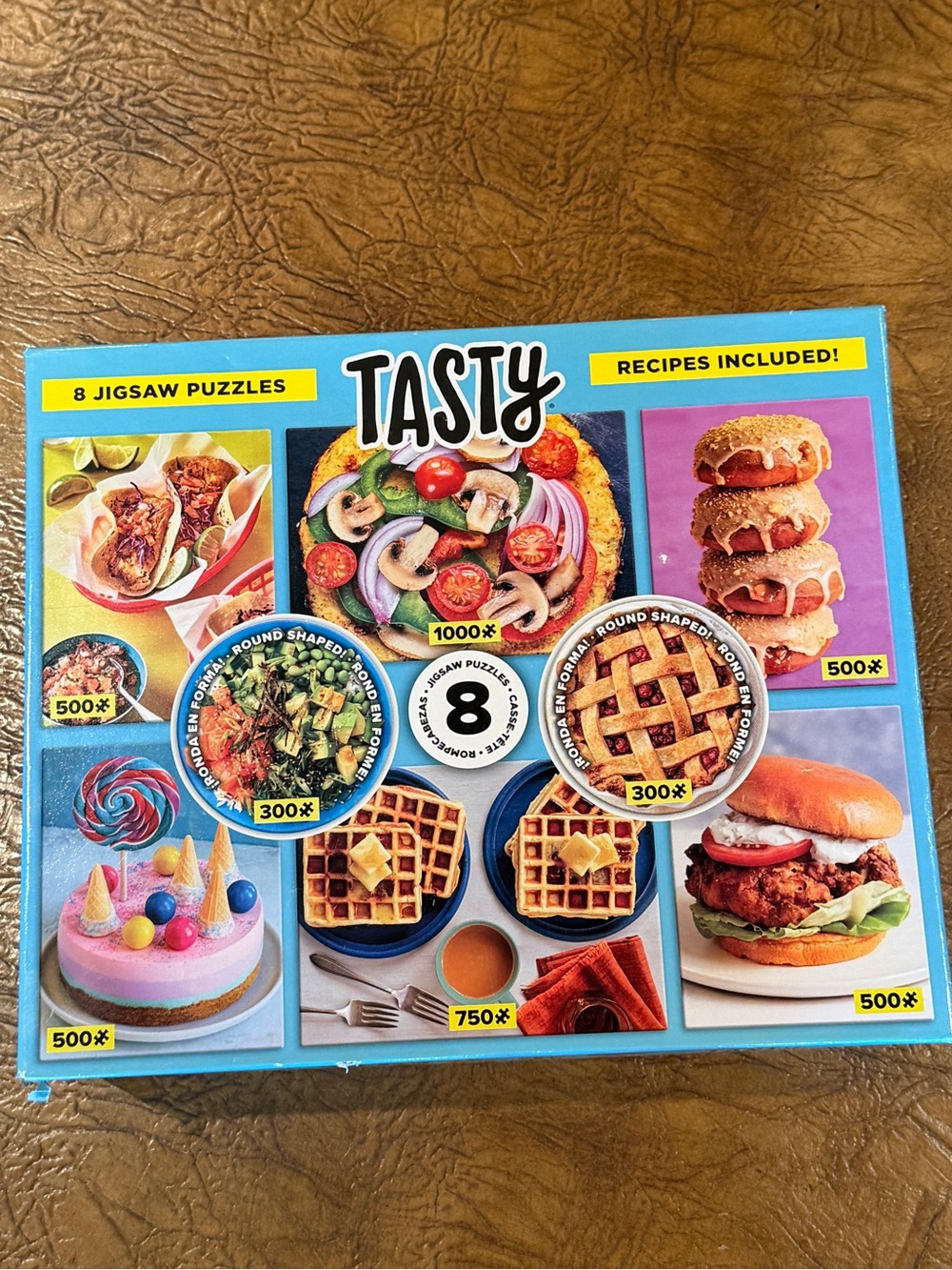Tasty Food-Themed 8 in One - Puzzle Set -
